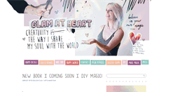 Desktop Screenshot of glamatheart.com